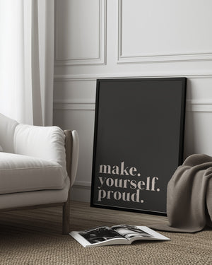 Tablou înramat „Motivational Phrase” de uplusmestudio