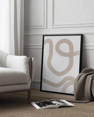 Tablou înramat „Gentle Serpentine Path” de uplusmestudio