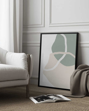 Tablou înramat „Abstract Earth Flow” de uplusmestudio