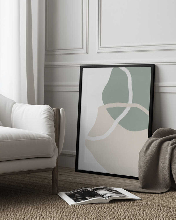 Tablou înramat „Abstract Earth Flow” de uplusmestudio