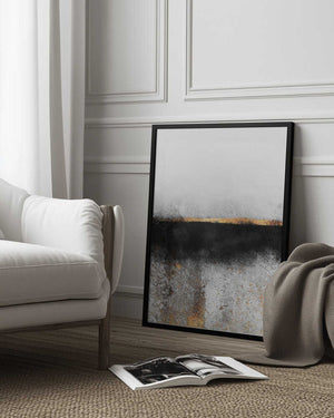 Tablou înramat „Soot And Gold” de Elisabeth Fredriksson