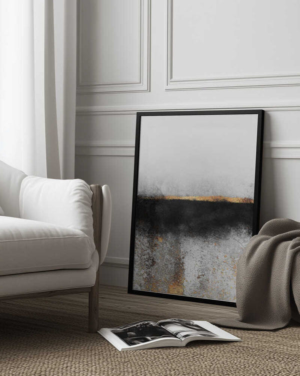 Tablou înramat „Soot And Gold” de Elisabeth Fredriksson