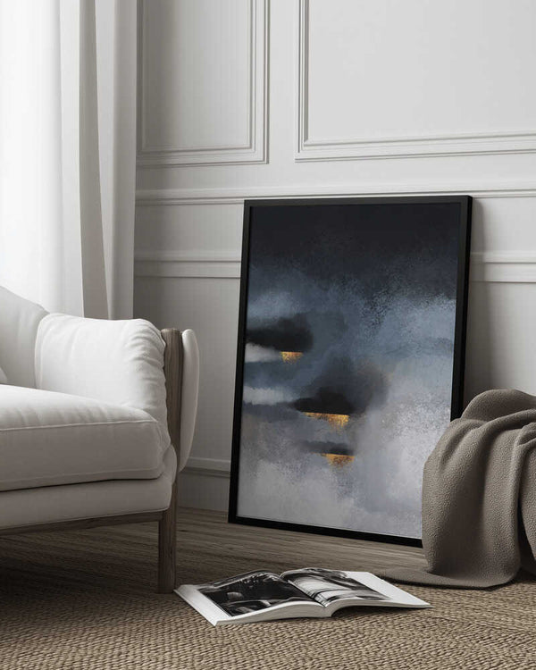 Tablou înramat „Cloudburst” de Elisabeth Fredriksson