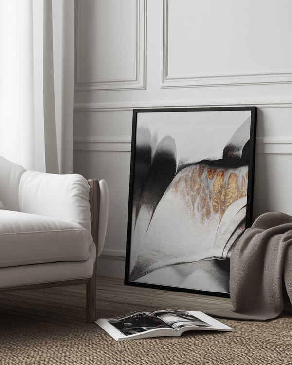 Tablou înramat „Gold Veins” de Elisabeth Fredriksson