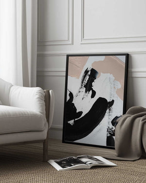 Tablou înramat „Monochrome Dance” de uplusmestudio