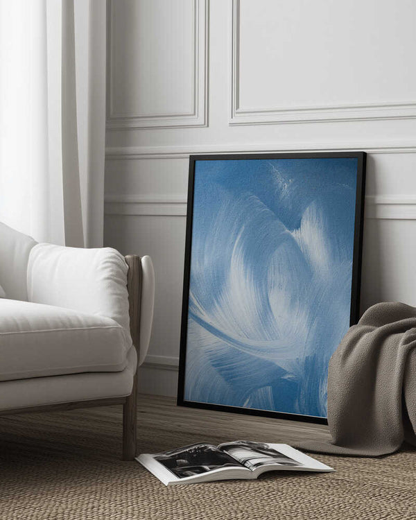 Tablou înramat „Acrylic Waves” de uplusmestudio