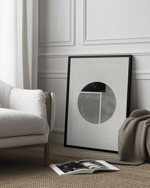 Tablou înramat „Minimalist round” de Pictufy Studio II
