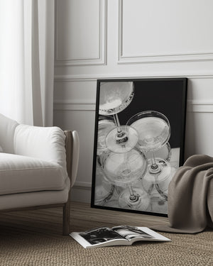 Tablou înramat „Champagne tower_5” de Pictufy Studio III