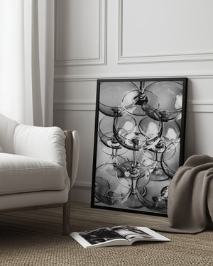 Tablou înramat „Champagne tower_8” de Pictufy Studio III