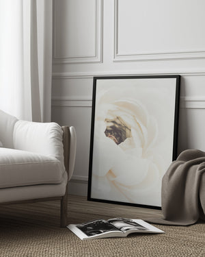 Tablou înramat „White Flower 01” de Pictufy Studio III