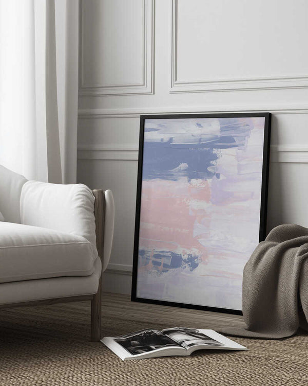Tablou înramat „Pastel Brushstrokes” de uplusmestudio