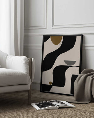 Tablou înramat „Fluid Geometrics” de THE MIUUS STUDIO