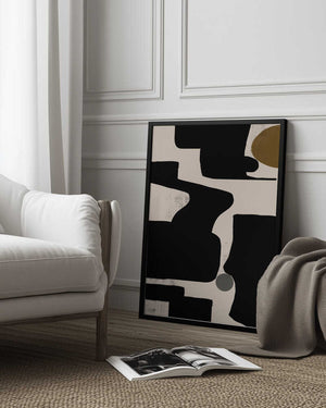 Tablou înramat „Curves and Shadows” de THE MIUUS STUDIO