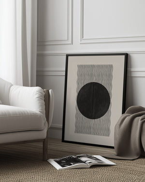Tablou înramat „Wave Eclipse” de THE MIUUS STUDIO