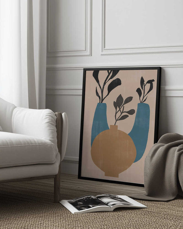 Tablou înramat „Vases No7.” de THE MIUUS STUDIO