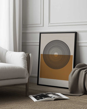 Tablou înramat „Concentric Reflections” de THE MIUUS STUDIO