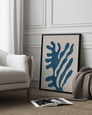 Tablou înramat „Blue Coral Dance” de THE MIUUS STUDIO