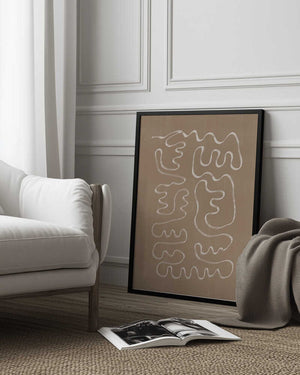 Tablou înramat „Curvy Whispers” de THE MIUUS STUDIO