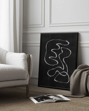 Tablou înramat „Mystic Curves” de THE MIUUS STUDIO