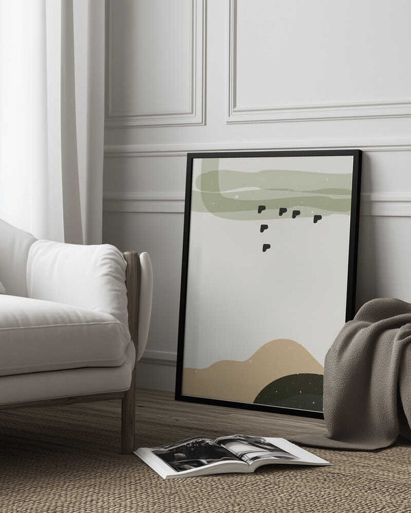 Tablou înramat „Abstract composition 9” de NKTN