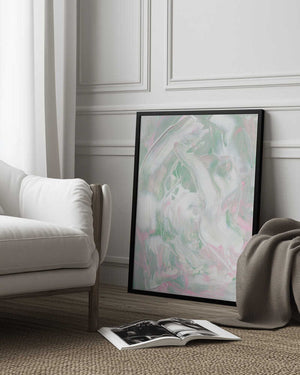 Tablou înramat „Whispers of Pastels” de uplusmestudio