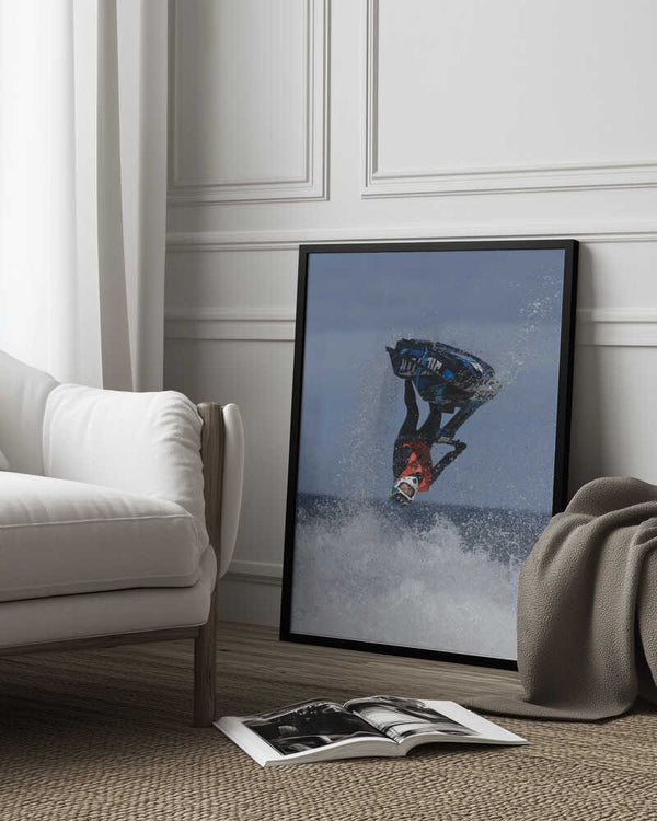 Tablou înramat „Motosurf” de Oskar Baglietto