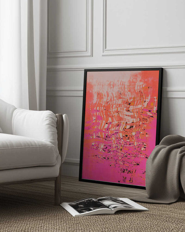 Tablou înramat „Vibrant Waves” de Treechild