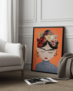Tablou înramat „Floral Dreamer” de Treechild