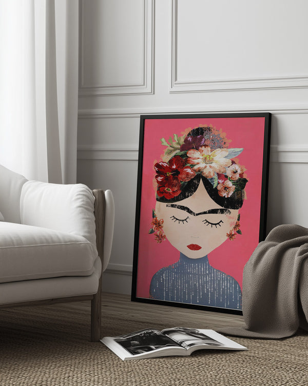 Tablou înramat „Floral Serenity” de Treechild