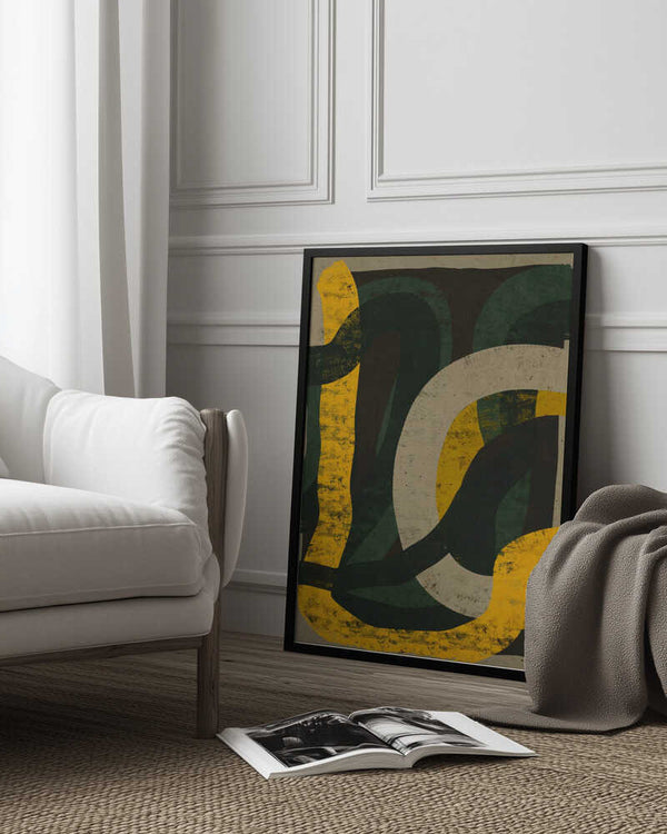 Tablou înramat „Winding Rhythms” de Treechild