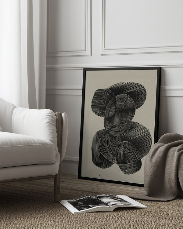 Tablou înramat „Fluid Echoes” de Treechild