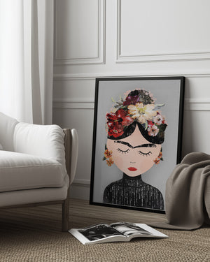Tablou înramat „Floral Serenity” de Treechild