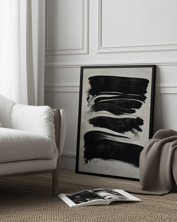 Tablou înramat „Brushstroke Symphony” de Treechild