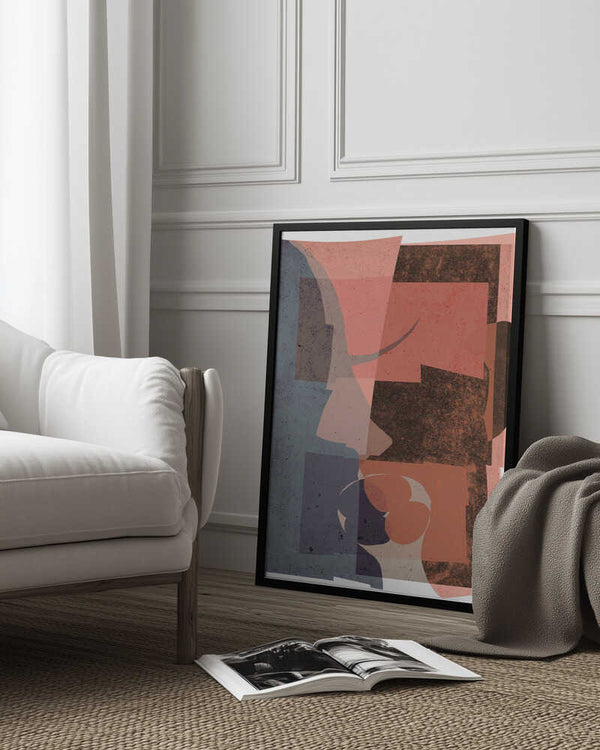 Tablou înramat „Fragmented Hues” de Treechild