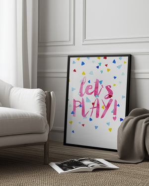 Tablou înramat „Playful Confetti Burst” de Treechild