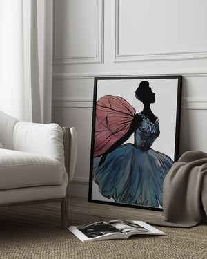 Tablou înramat „Winged Dancer” de Ruth Day