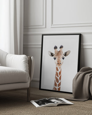 Tablou înramat „Baby Giraffe” de Kathrin Pienaar
