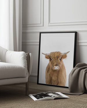 Tablou înramat „Baby Cow” de Kathrin Pienaar