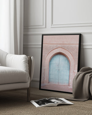 Tablou înramat „Turquoise Door” de Kathrin Pienaar