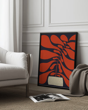 Tablou înramat „Lazy Plant #1” de Alisa Galitsyna