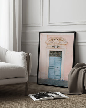 Tablou înramat „Pastel Trastevere - Rome Italy travel photography” de Raisa Zwart