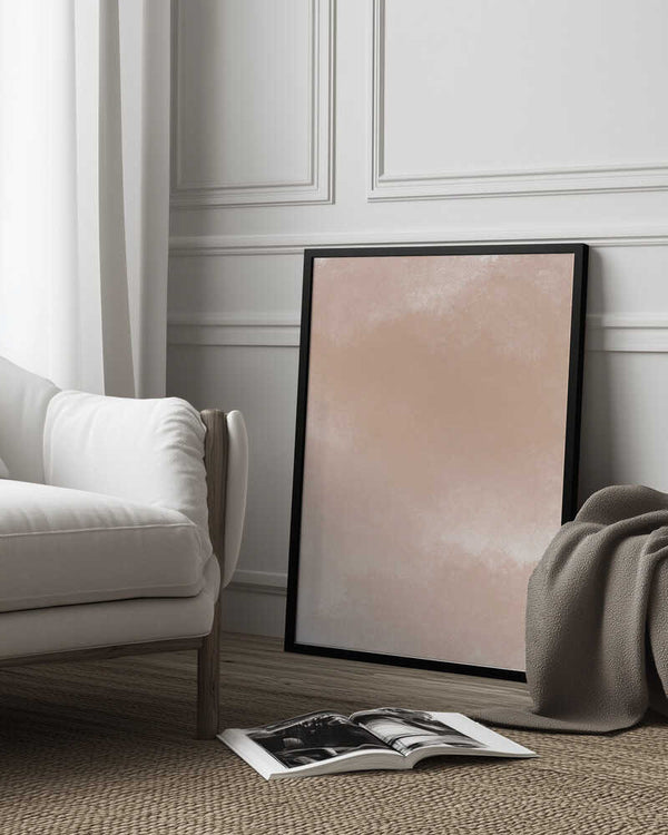 Tablou înramat „Peachy Mood” de uplusmestudio