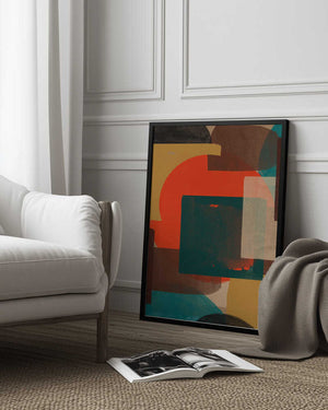 Tablou înramat „Shapes in Harmony” de THE MIUUS STUDIO