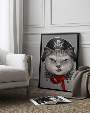 Tablou înramat „pirate” de Adam Lawless