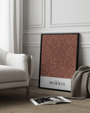 Tablou înramat „Acorns and oak leaves” de William Morris