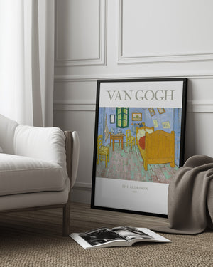 Tablou înramat „The Bedroom” de Vincent Van Gogh