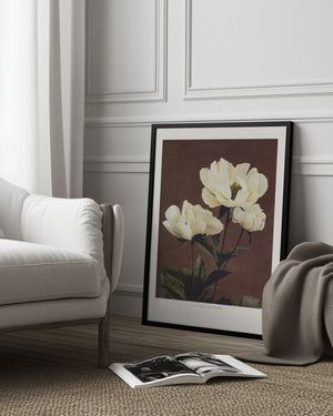 Tablou înramat „Hærdaceous Peony” de Ogawa Kazumasa