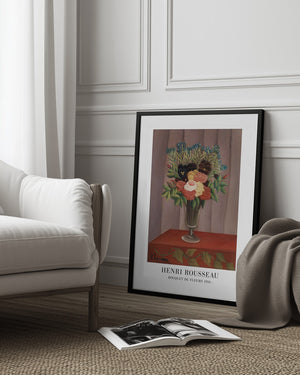 Tablou înramat „Bouquet De Fleurs 1910” de Henri Rousseau