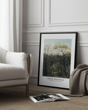 Tablou înramat „Rendezvous In The Forest” de Henri Rousseau