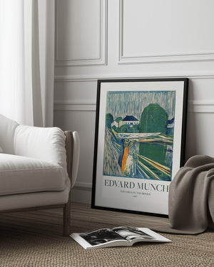 Tablou înramat „The Girls On The Bridge” de Edvard Munch
